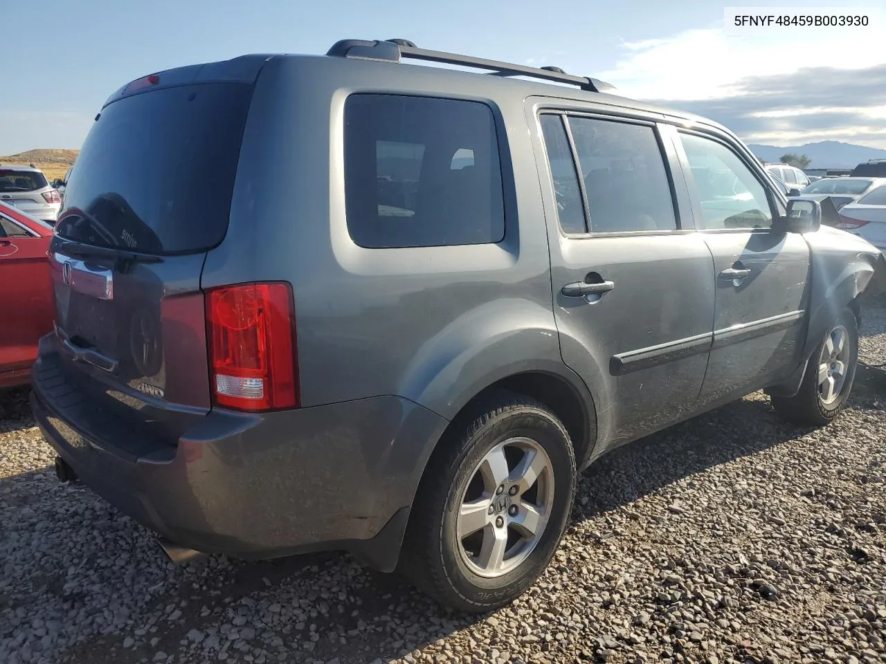 2009 Honda Pilot Ex VIN: 5FNYF48459B003930 Lot: 67001724