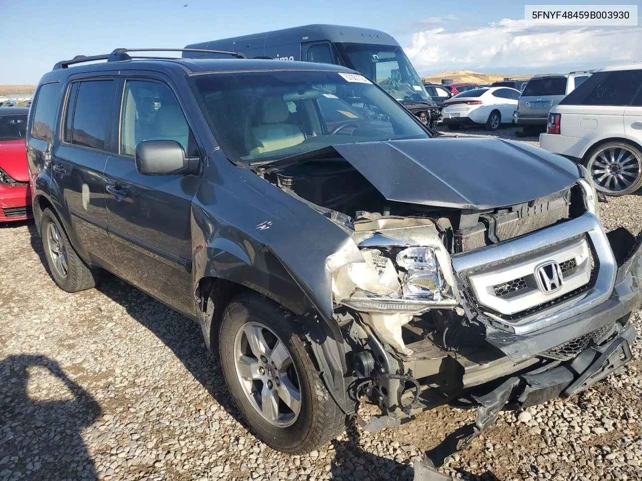 2009 Honda Pilot Ex VIN: 5FNYF48459B003930 Lot: 67001724