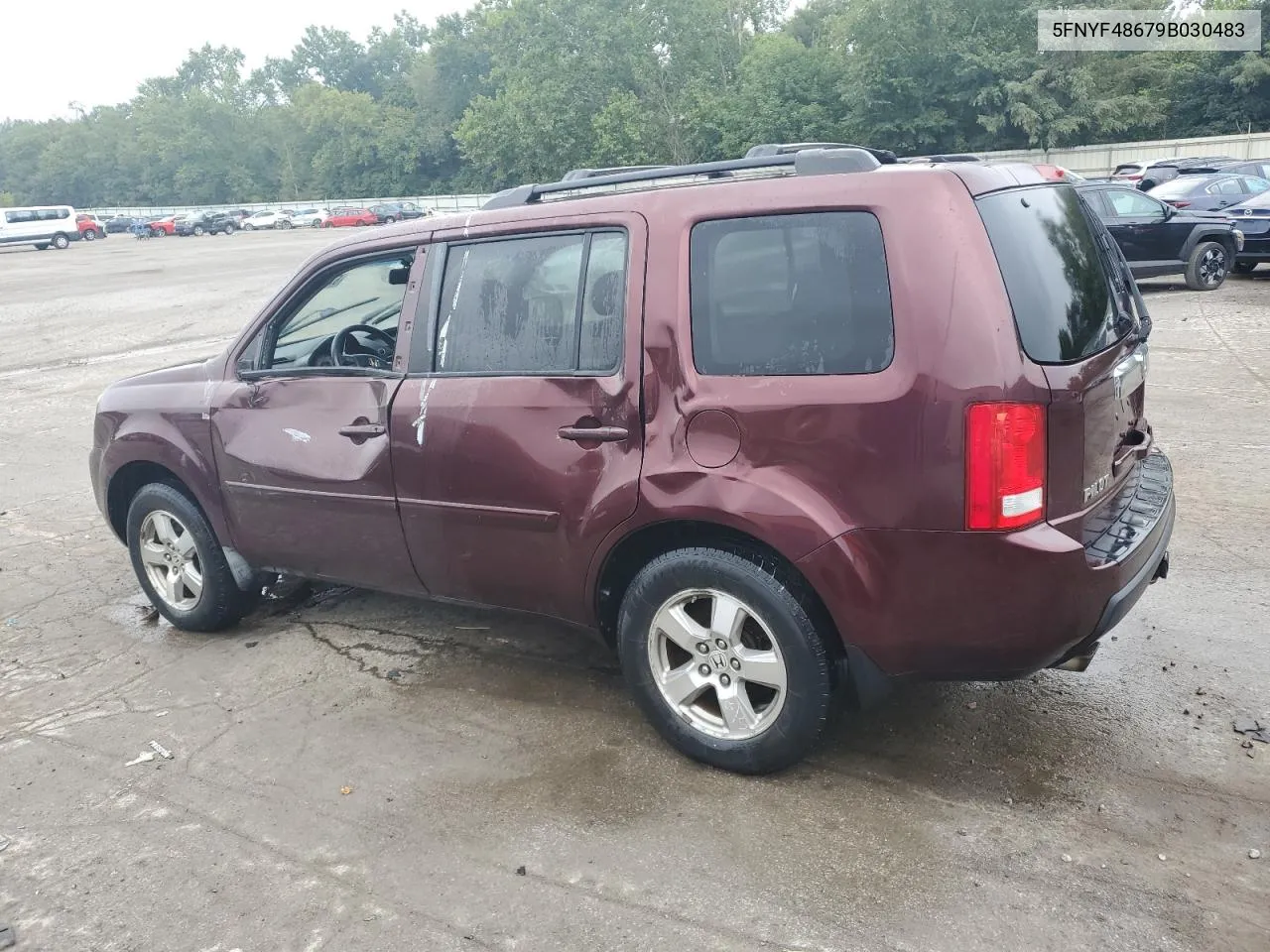 2009 Honda Pilot Exl VIN: 5FNYF48679B030483 Lot: 67345454