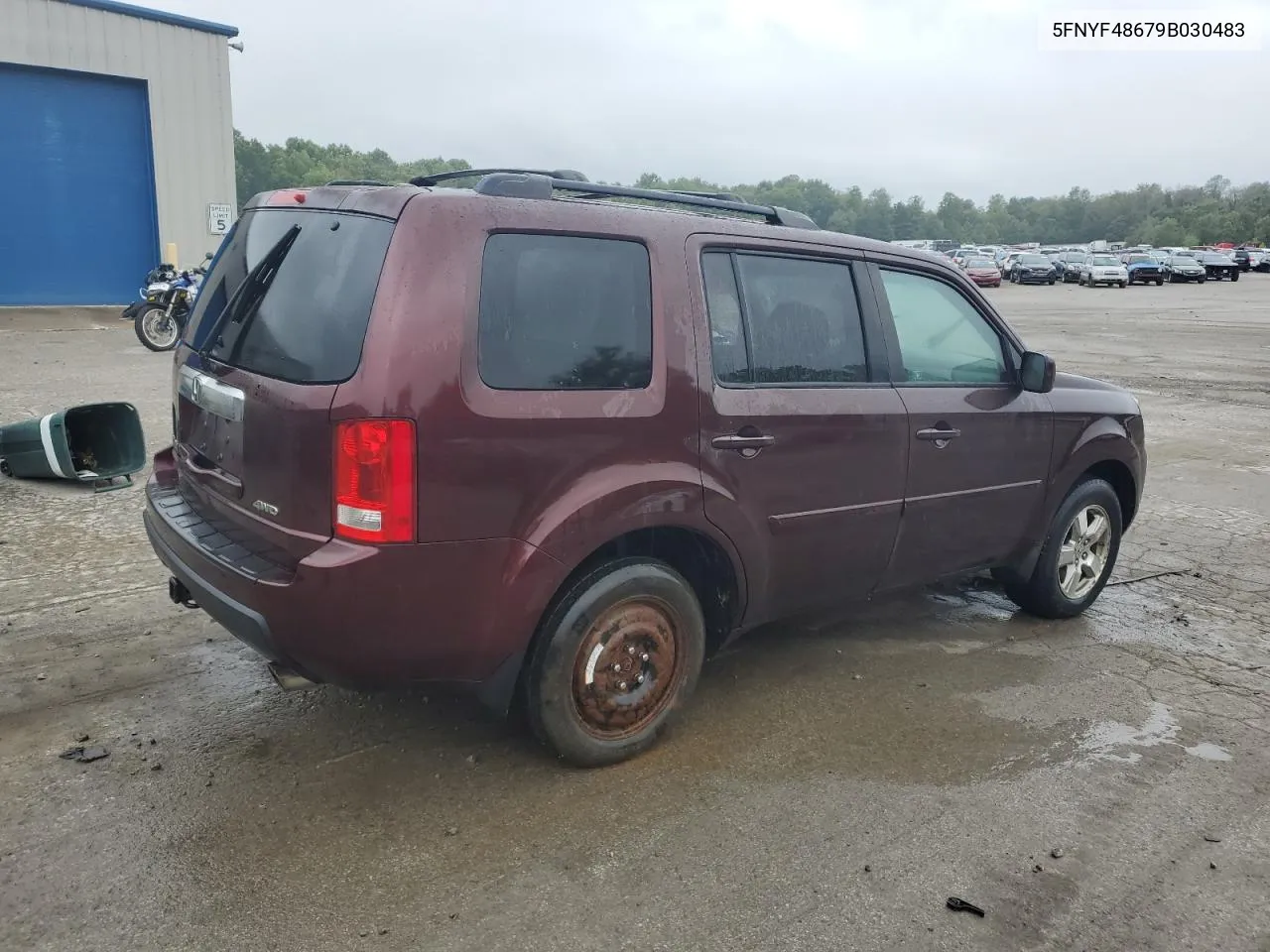 2009 Honda Pilot Exl VIN: 5FNYF48679B030483 Lot: 67345454