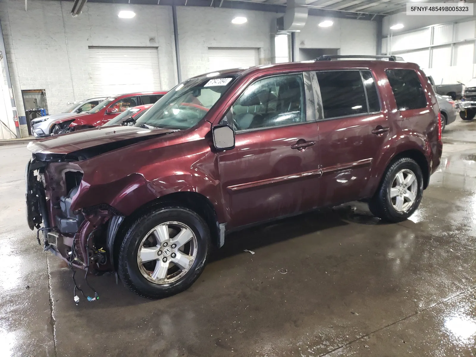 5FNYF48549B005323 2009 Honda Pilot Exl