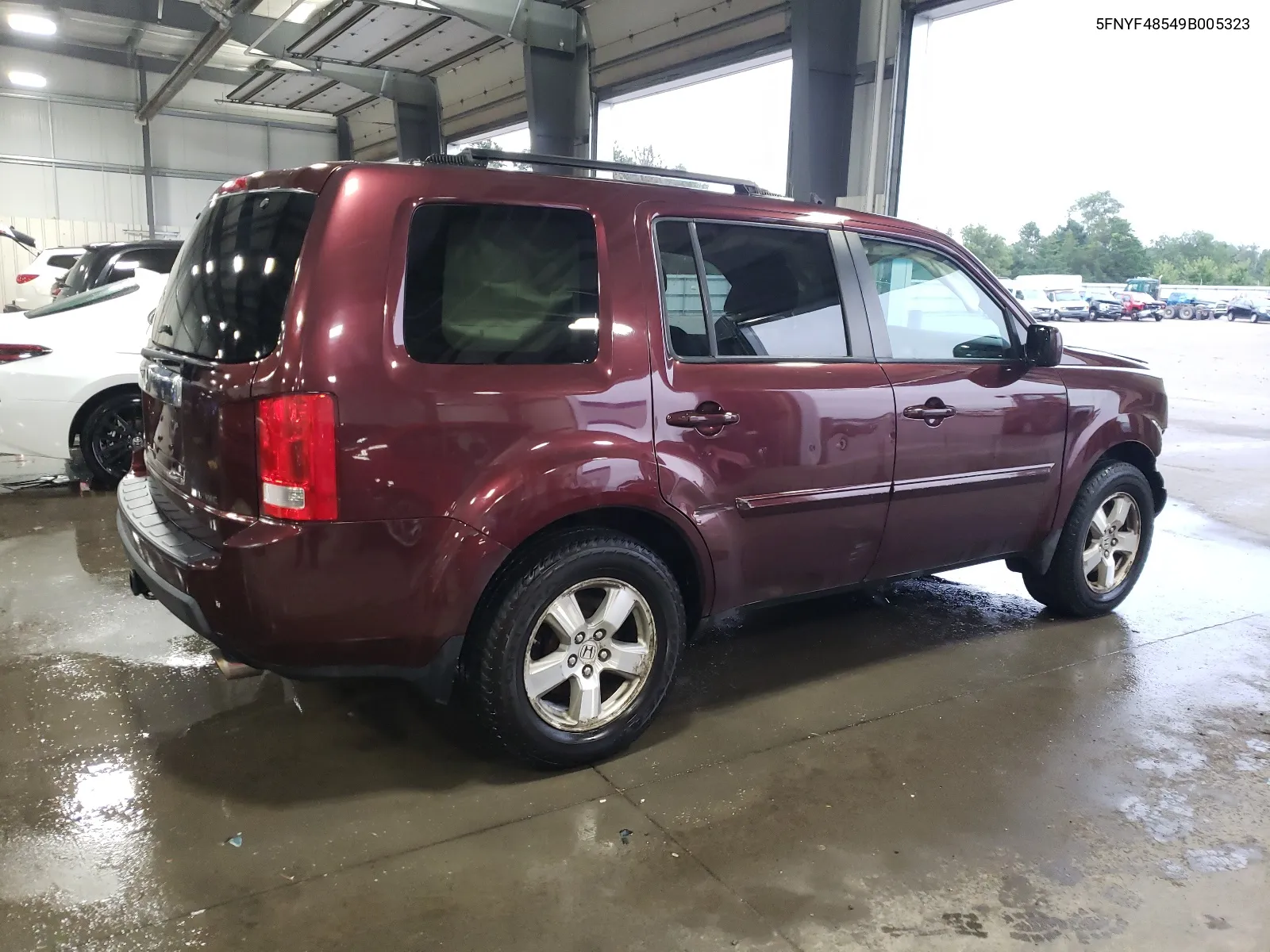 5FNYF48549B005323 2009 Honda Pilot Exl