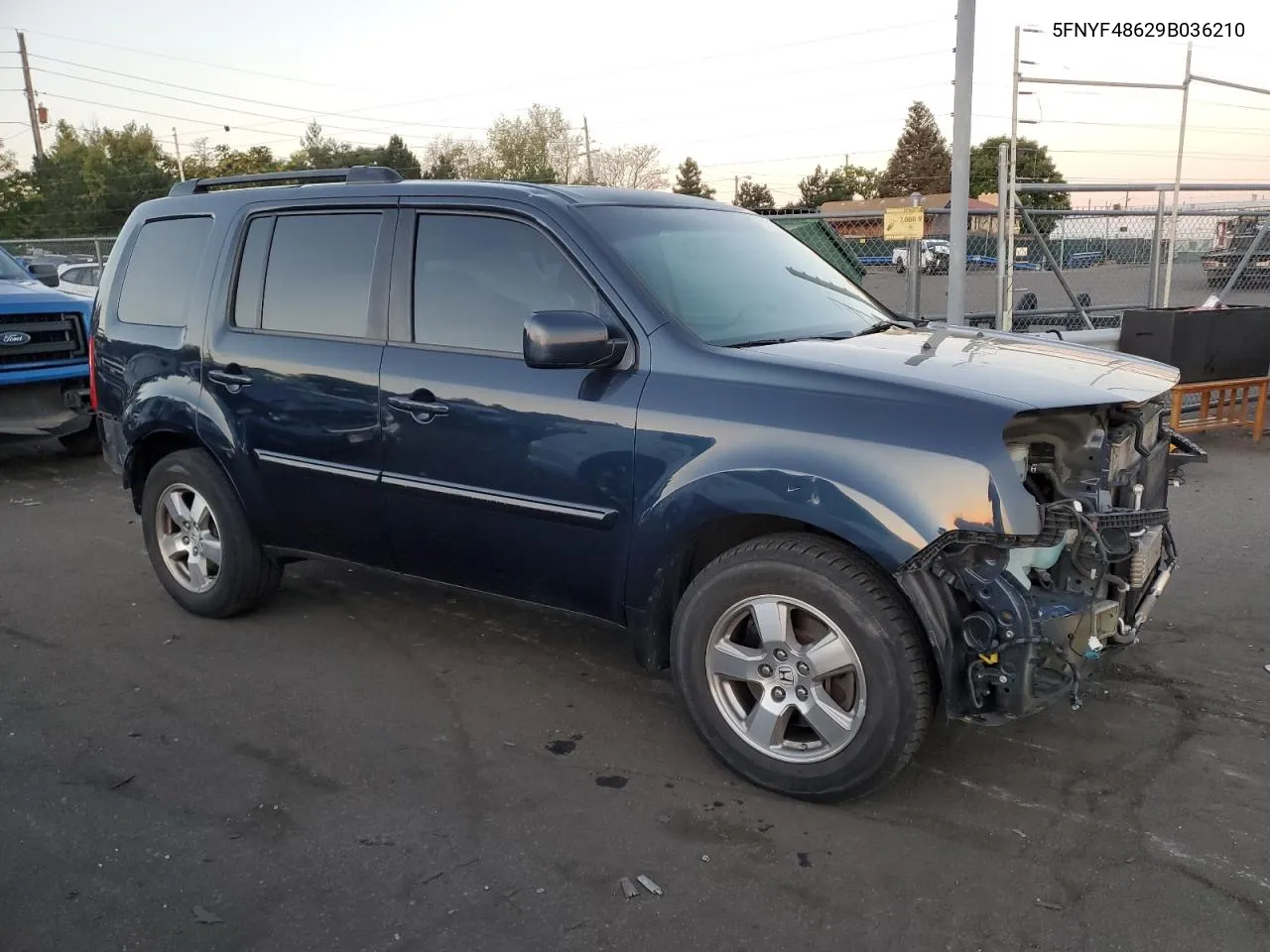 2009 Honda Pilot Exl VIN: 5FNYF48629B036210 Lot: 67772214