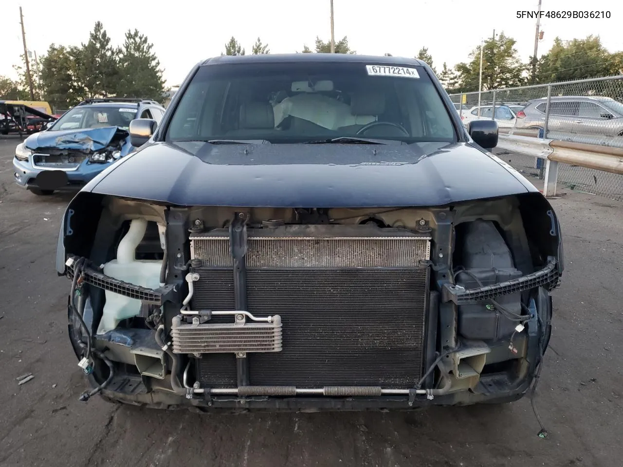 5FNYF48629B036210 2009 Honda Pilot Exl