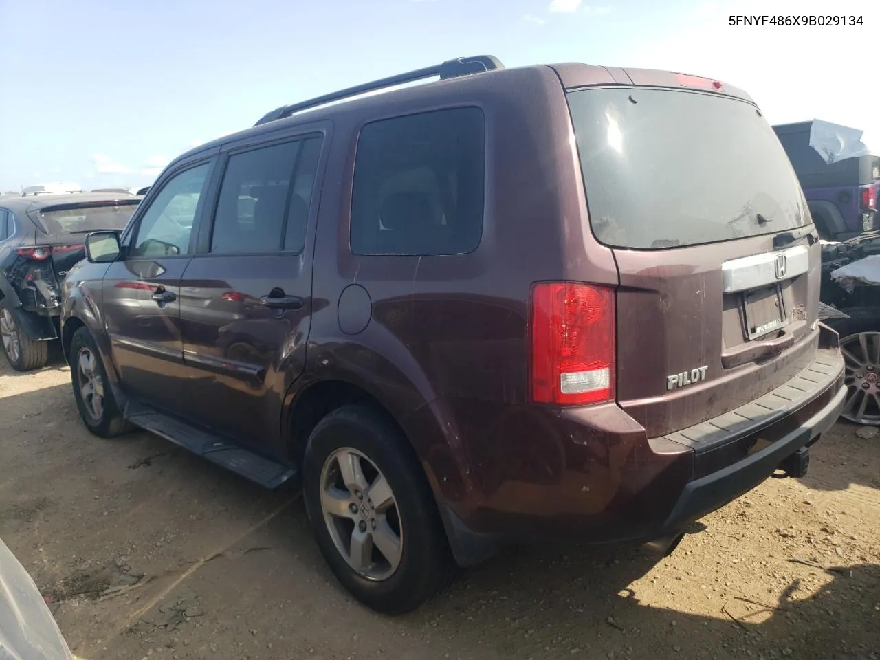 2009 Honda Pilot Exl VIN: 5FNYF486X9B029134 Lot: 68299604