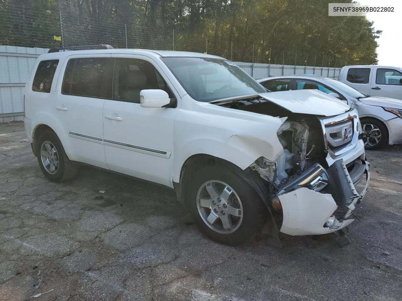 5FNYF38969B022802 2009 Honda Pilot Touring