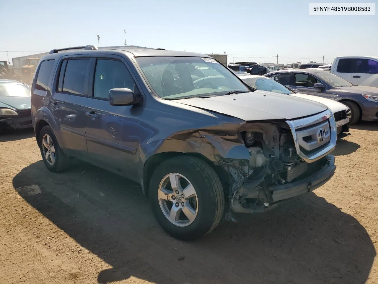 5FNYF48519B008583 2009 Honda Pilot Exl