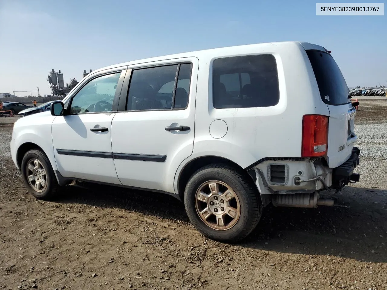 2009 Honda Pilot Lx VIN: 5FNYF38239B013767 Lot: 69306604