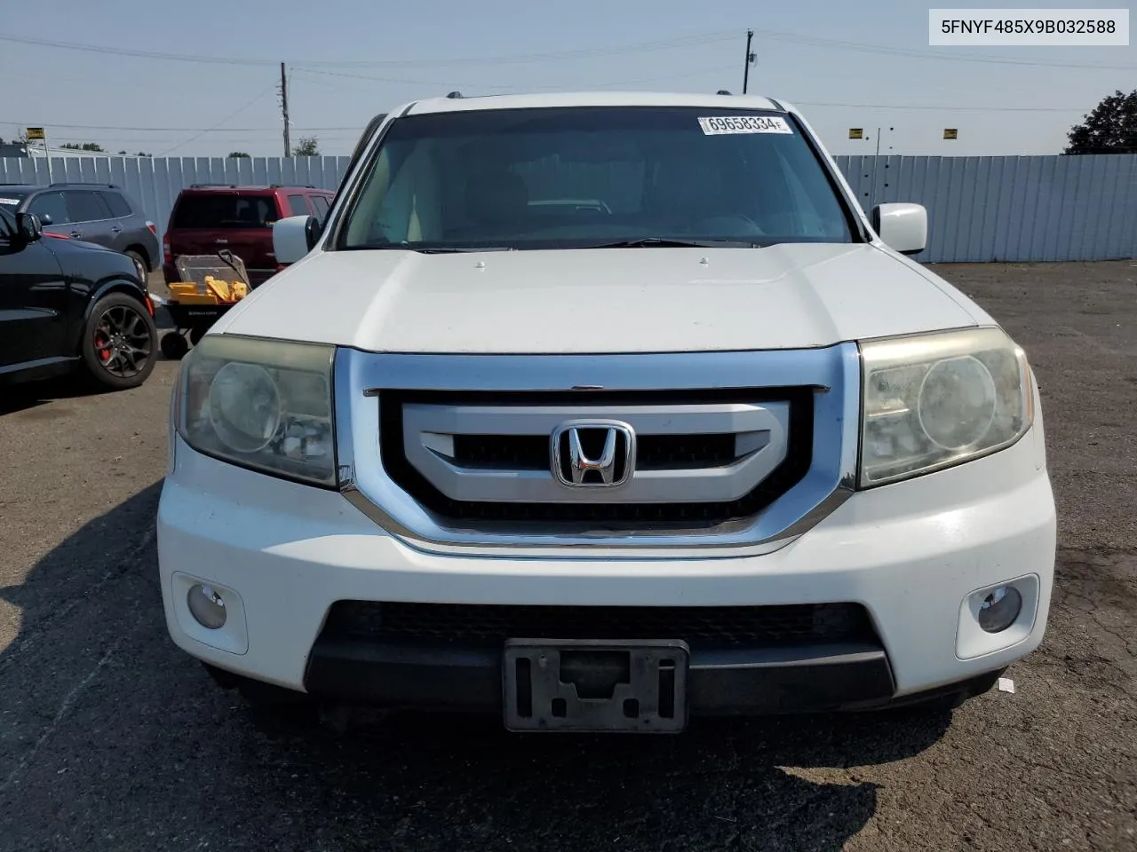 5FNYF485X9B032588 2009 Honda Pilot Exl