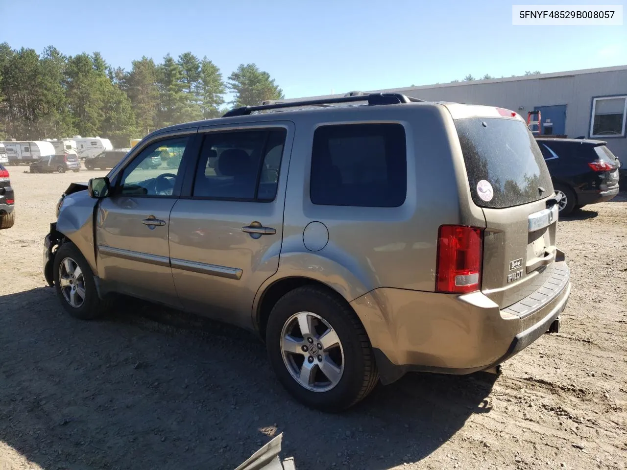 2009 Honda Pilot Exl VIN: 5FNYF48529B008057 Lot: 70043214