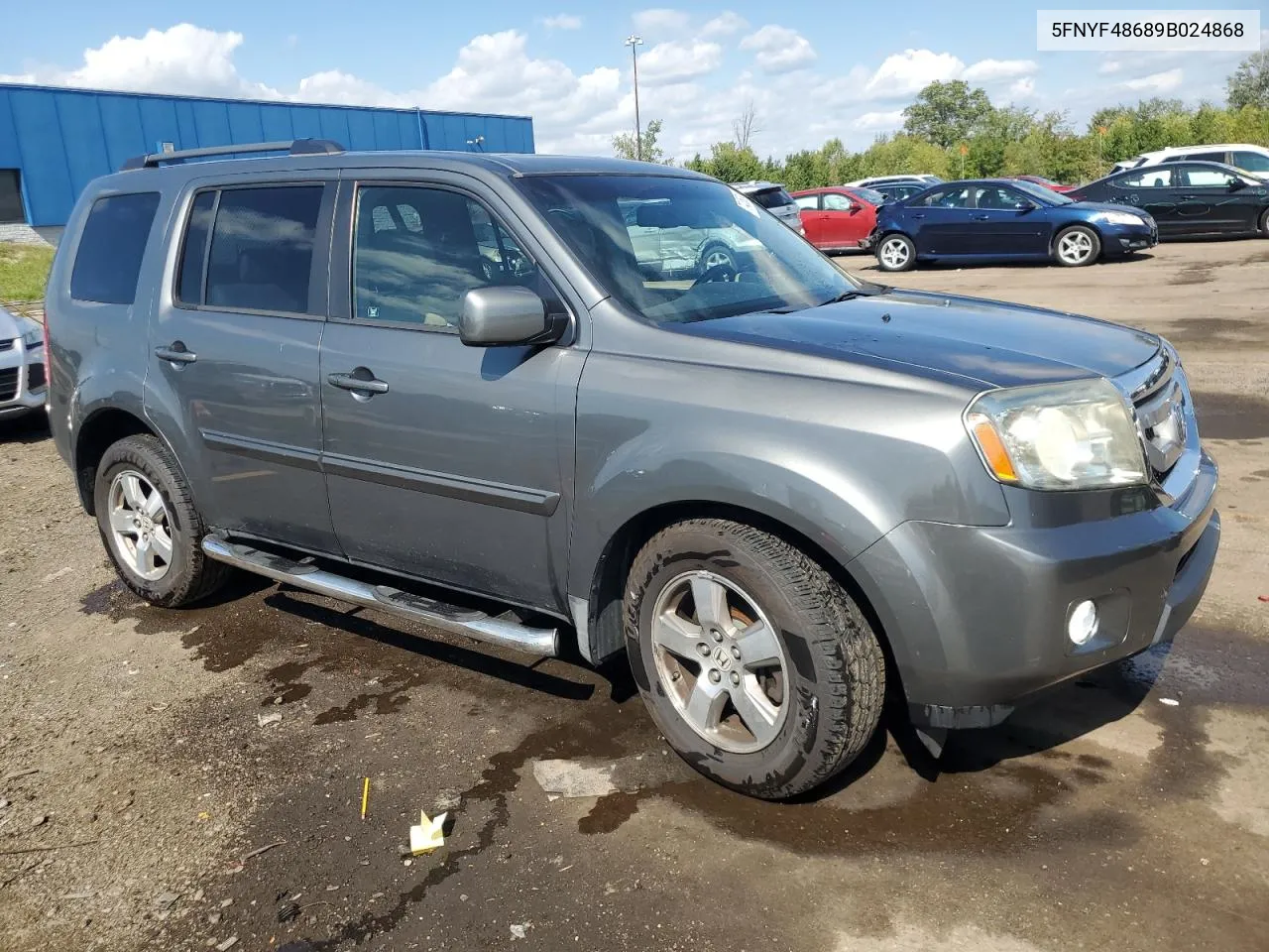 2009 Honda Pilot Exl VIN: 5FNYF48689B024868 Lot: 70435034