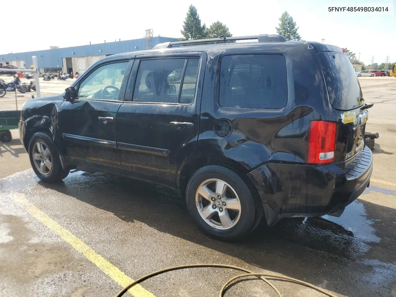 2009 Honda Pilot Exl VIN: 5FNYF48549B034014 Lot: 70607784