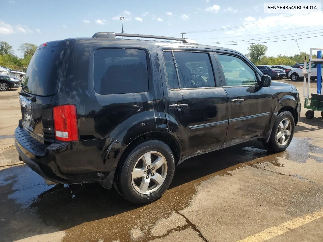 5FNYF48549B034014 2009 Honda Pilot Exl