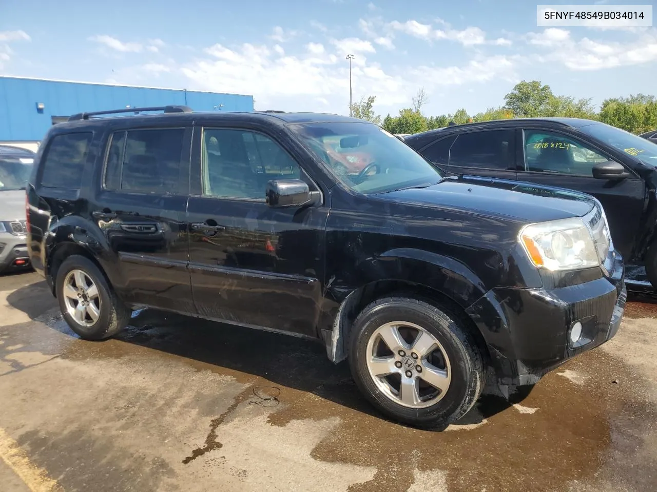 5FNYF48549B034014 2009 Honda Pilot Exl