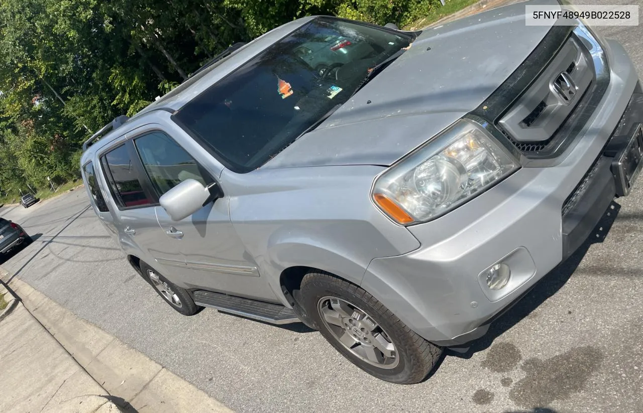 5FNYF48949B022528 2009 Honda Pilot Touring