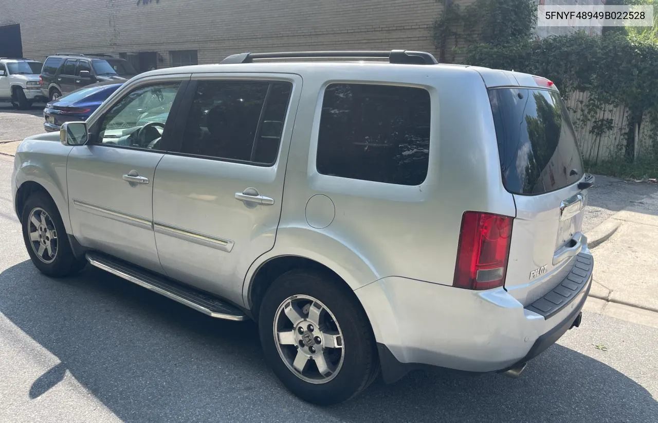 5FNYF48949B022528 2009 Honda Pilot Touring