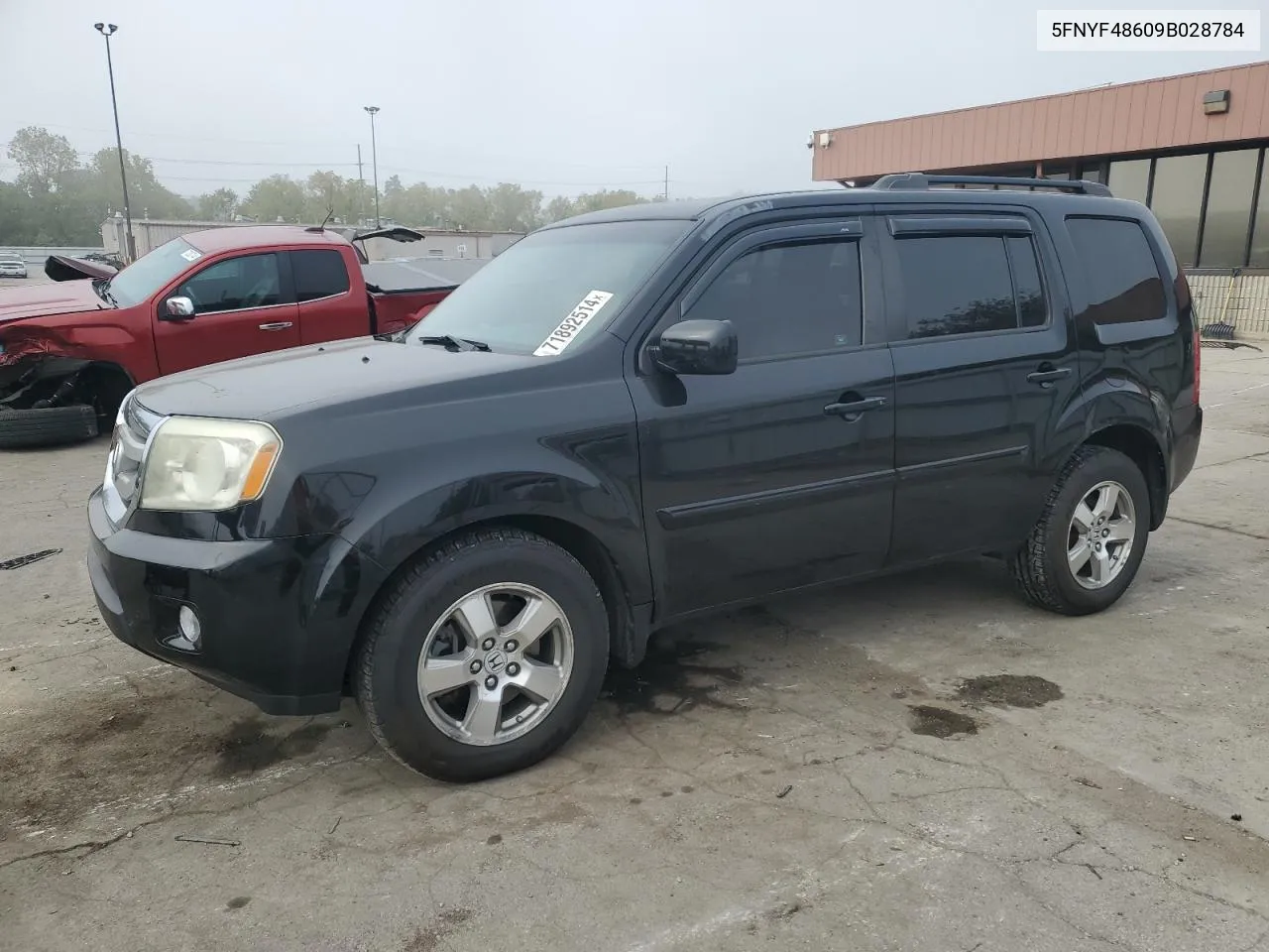 2009 Honda Pilot Exl VIN: 5FNYF48609B028784 Lot: 71892514