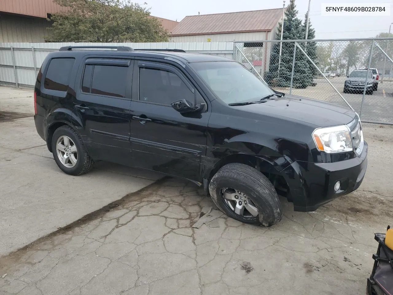 2009 Honda Pilot Exl VIN: 5FNYF48609B028784 Lot: 71892514