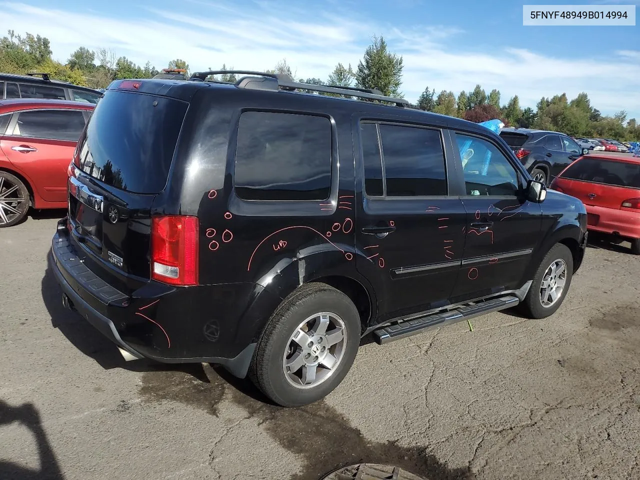 5FNYF48949B014994 2009 Honda Pilot Touring