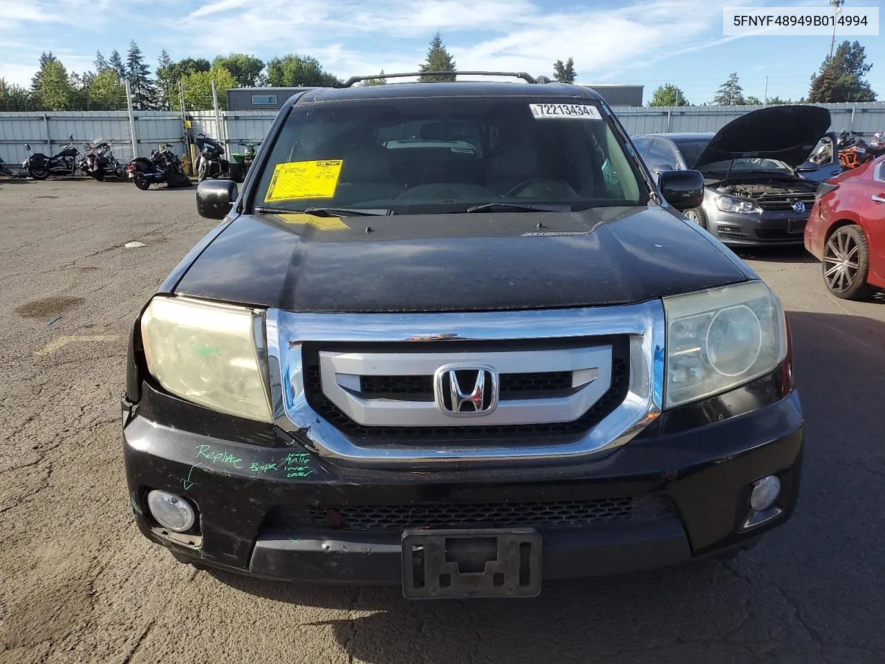 5FNYF48949B014994 2009 Honda Pilot Touring