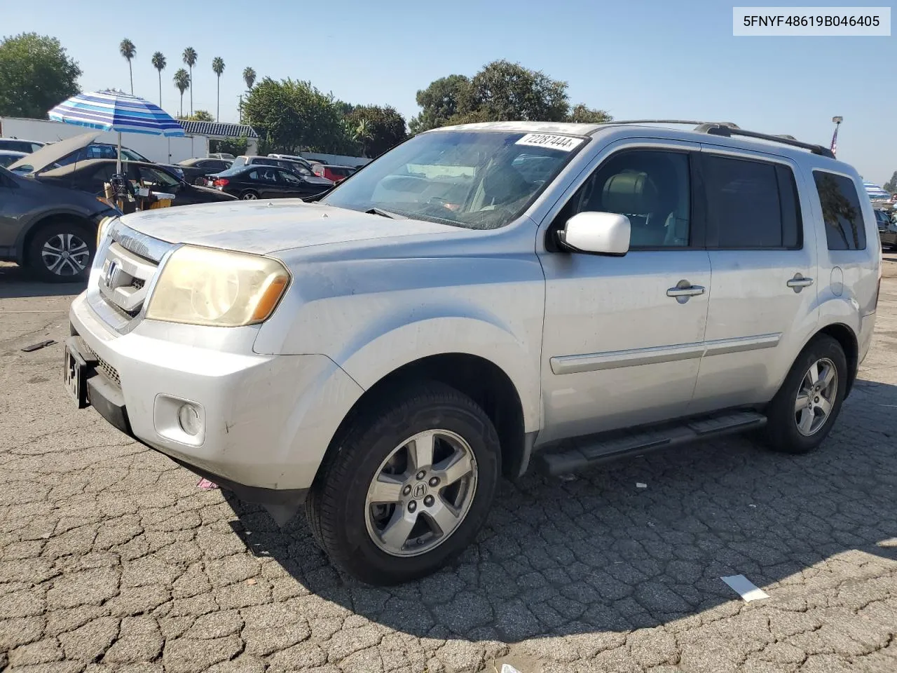 5FNYF48619B046405 2009 Honda Pilot Exl