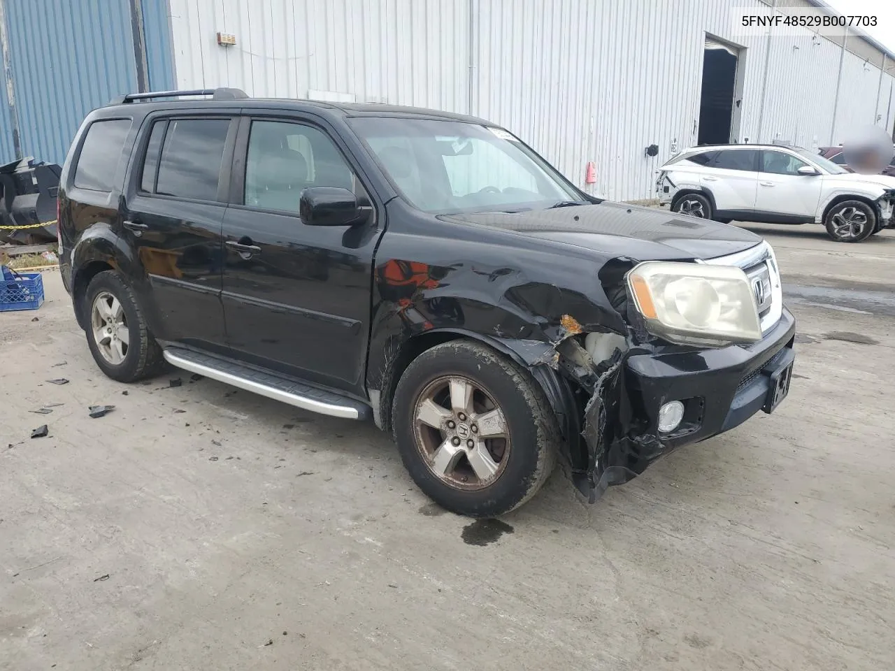 2009 Honda Pilot Exl VIN: 5FNYF48529B007703 Lot: 72314494