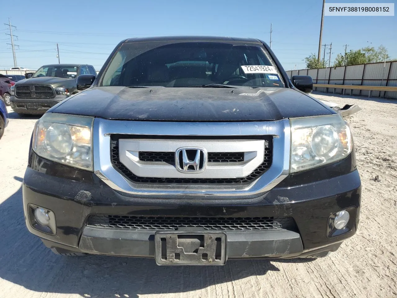 5FNYF38819B008152 2009 Honda Pilot Touring