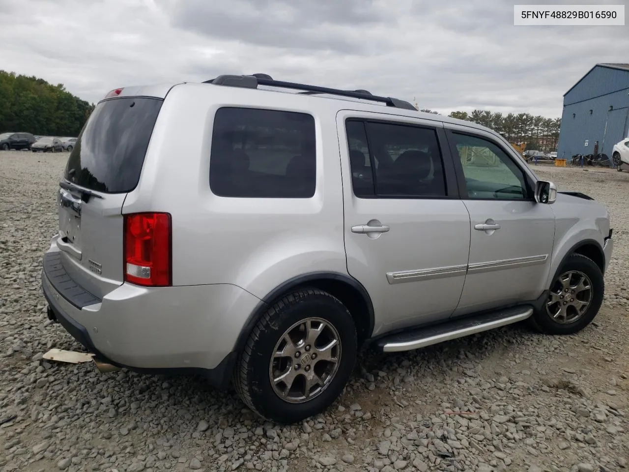 2009 Honda Pilot Touring VIN: 5FNYF48829B016590 Lot: 72845474