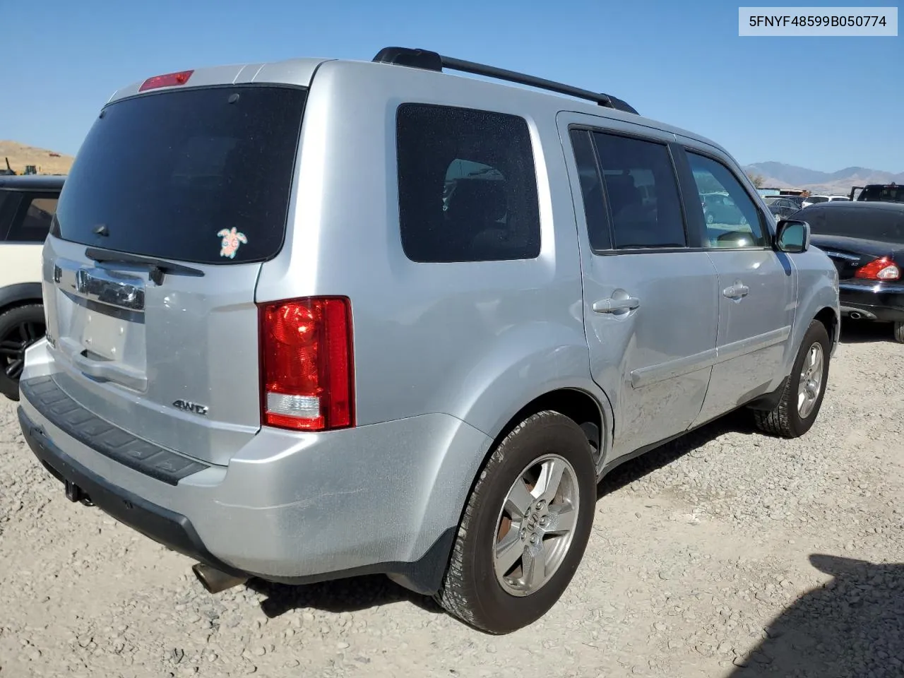 2009 Honda Pilot Exl VIN: 5FNYF48599B050774 Lot: 72958704