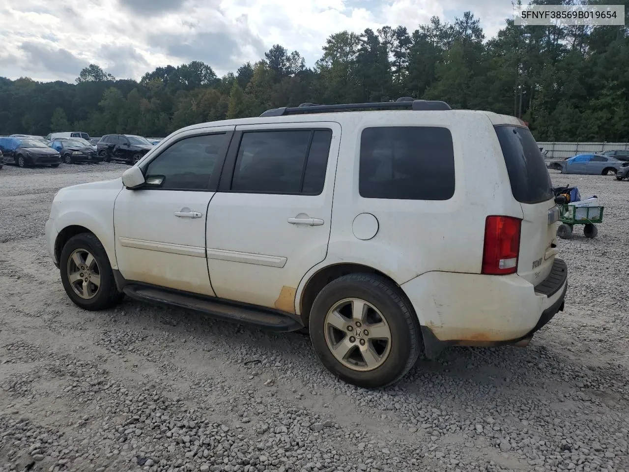 2009 Honda Pilot Exl VIN: 5FNYF38569B019654 Lot: 73032084