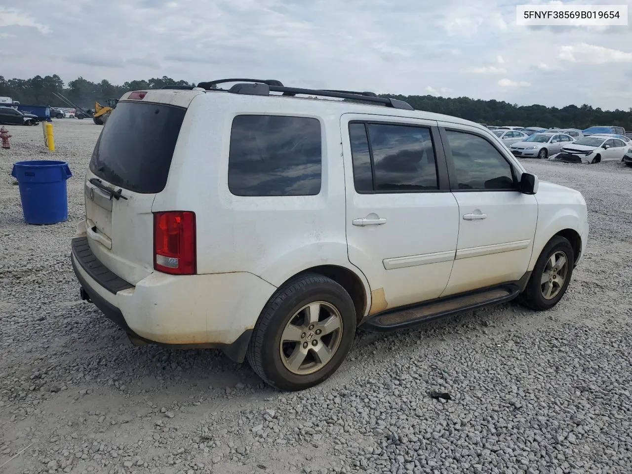 2009 Honda Pilot Exl VIN: 5FNYF38569B019654 Lot: 73032084