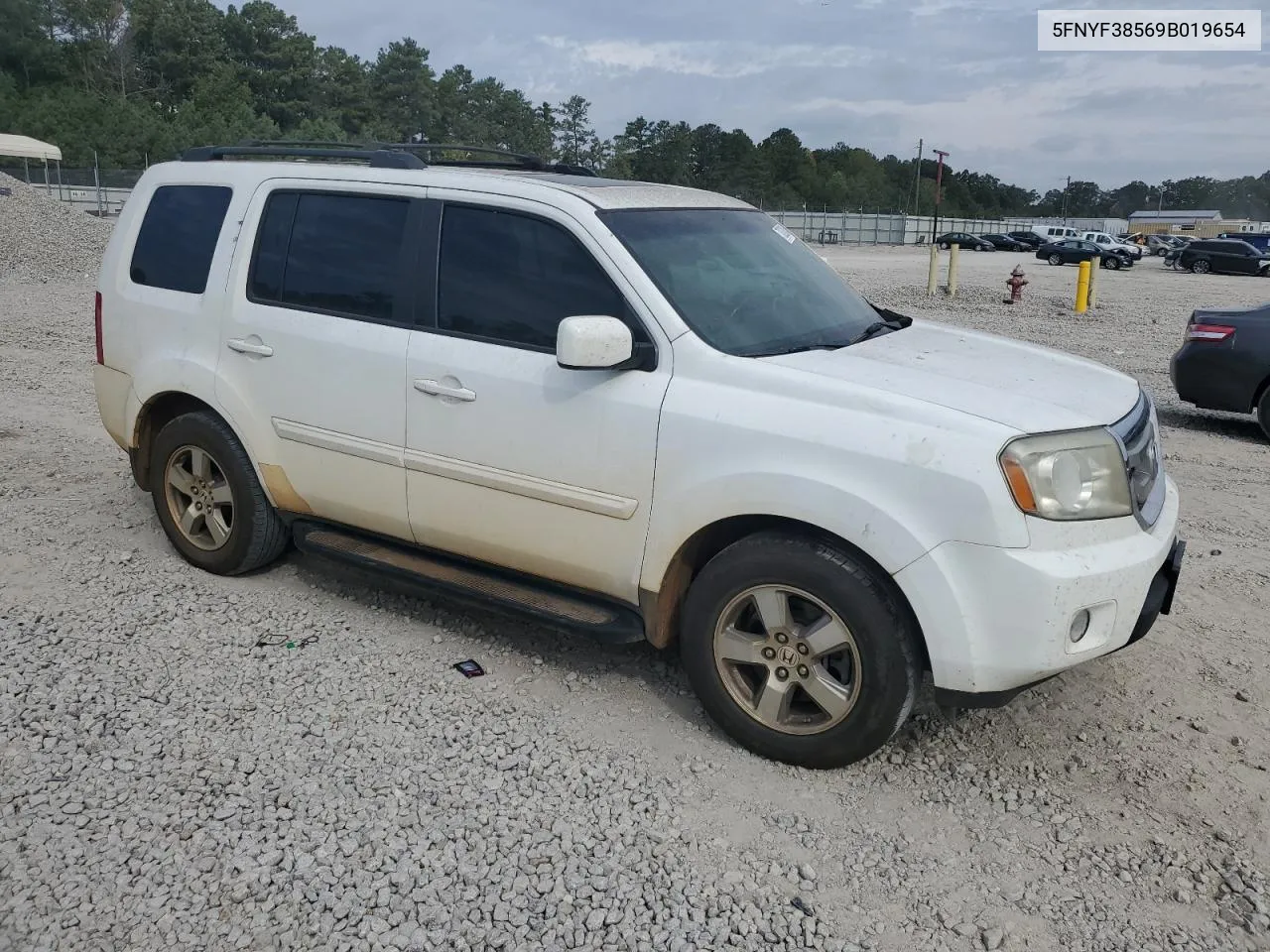 2009 Honda Pilot Exl VIN: 5FNYF38569B019654 Lot: 73032084