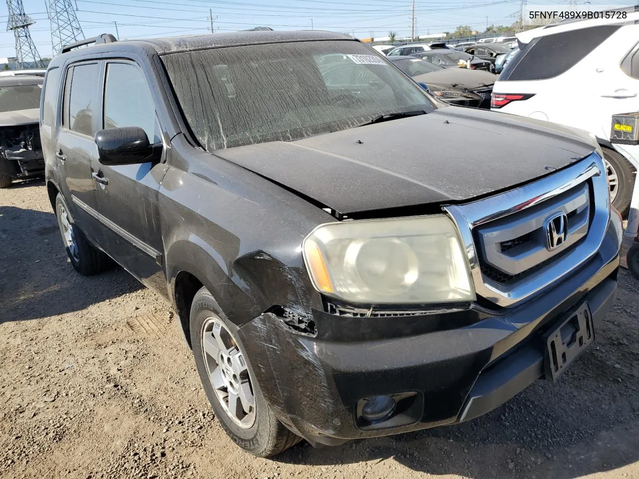 2009 Honda Pilot Touring VIN: 5FNYF489X9B015728 Lot: 73102354