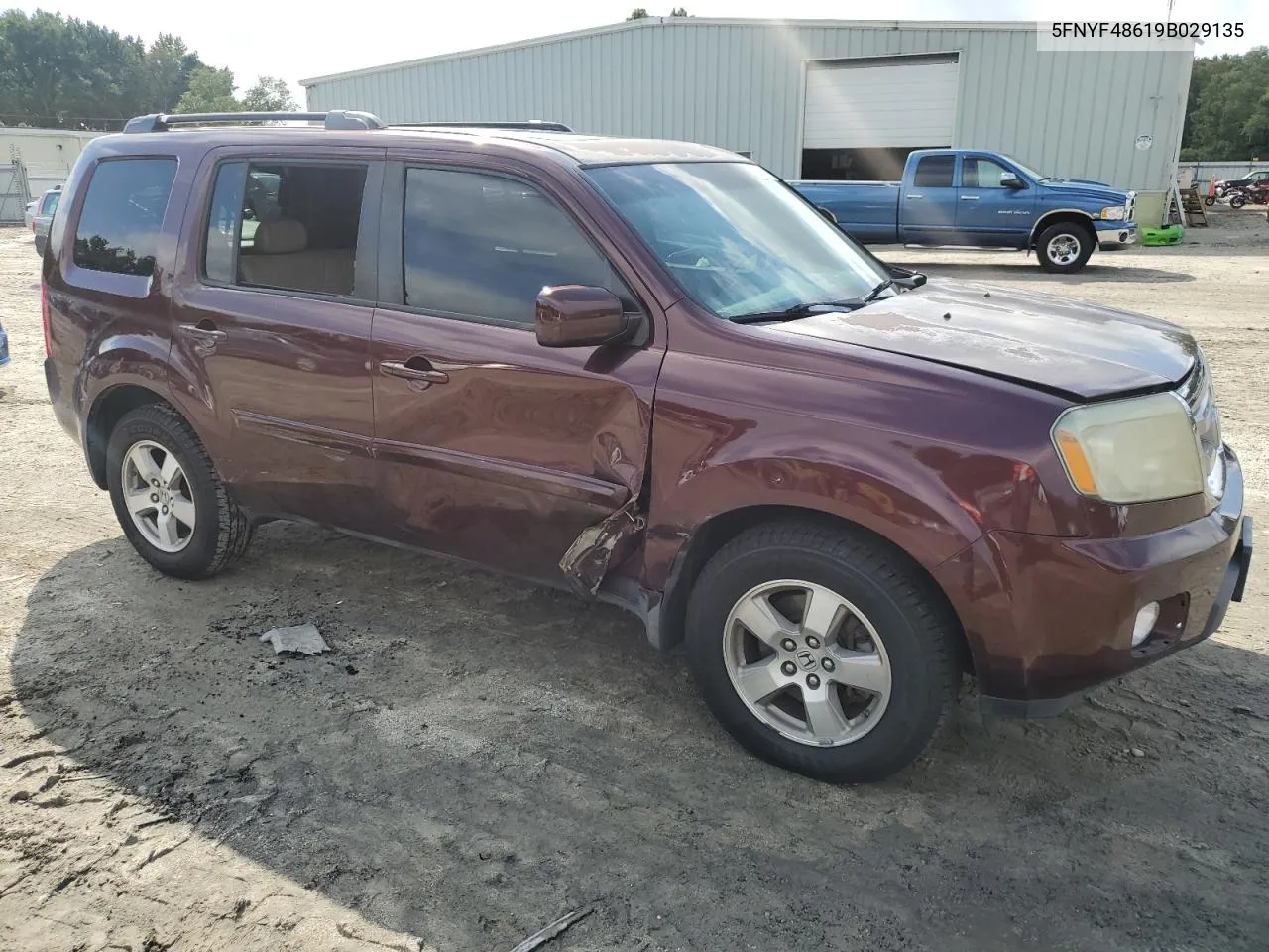 2009 Honda Pilot Exl VIN: 5FNYF48619B029135 Lot: 73234394