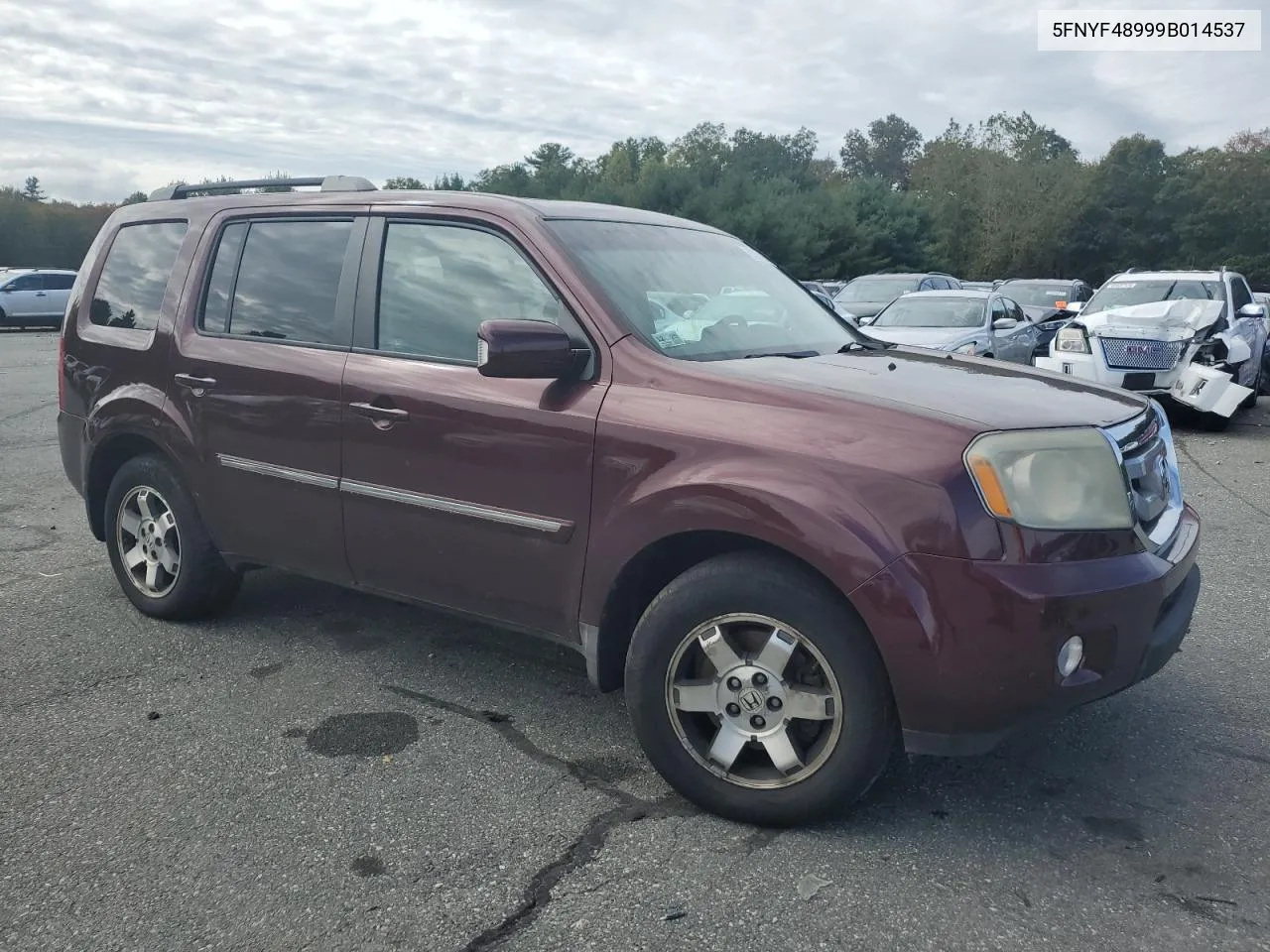 5FNYF48999B014537 2009 Honda Pilot Touring