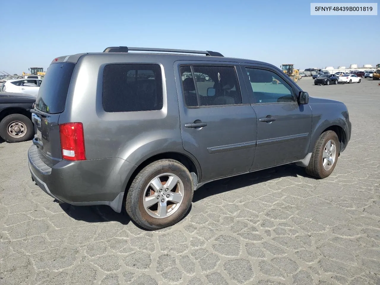 2009 Honda Pilot Ex VIN: 5FNYF48439B001819 Lot: 73841094