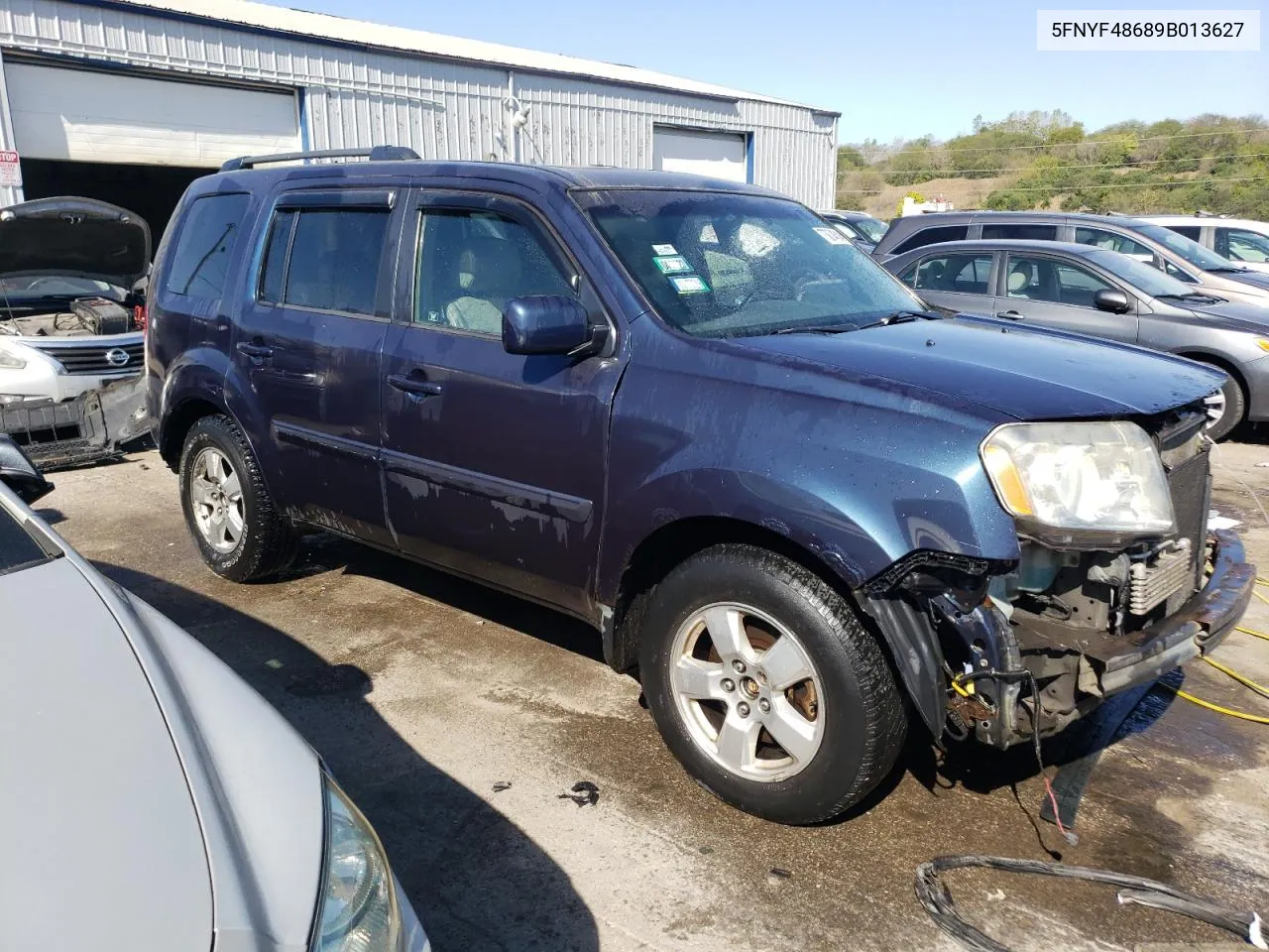 2009 Honda Pilot Exl VIN: 5FNYF48689B013627 Lot: 73874614