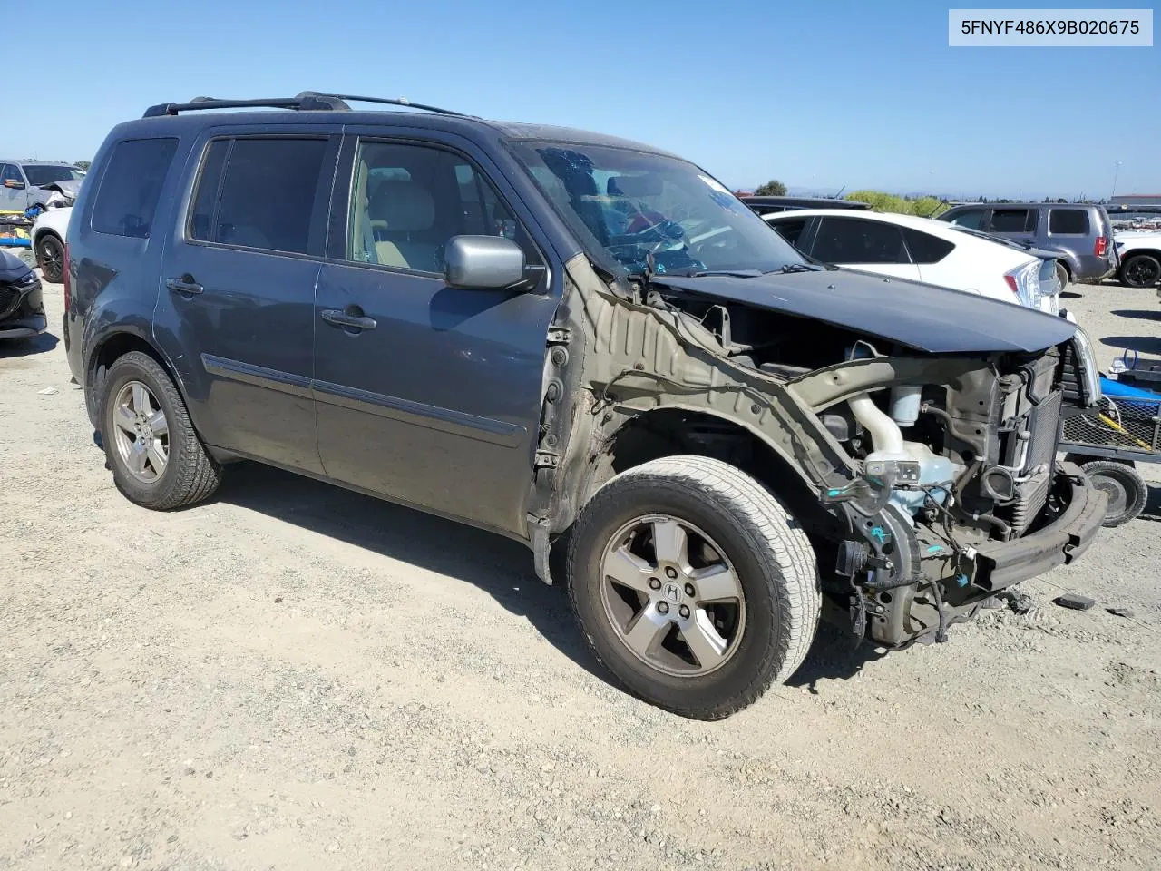 2009 Honda Pilot Exl VIN: 5FNYF486X9B020675 Lot: 74131464