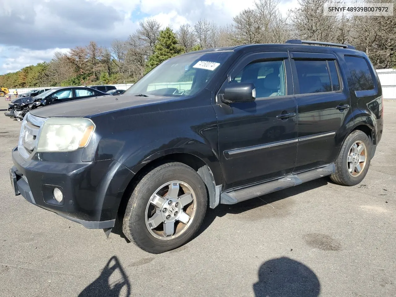 2009 Honda Pilot Touring VIN: 5FNYF48939B007972 Lot: 74180074