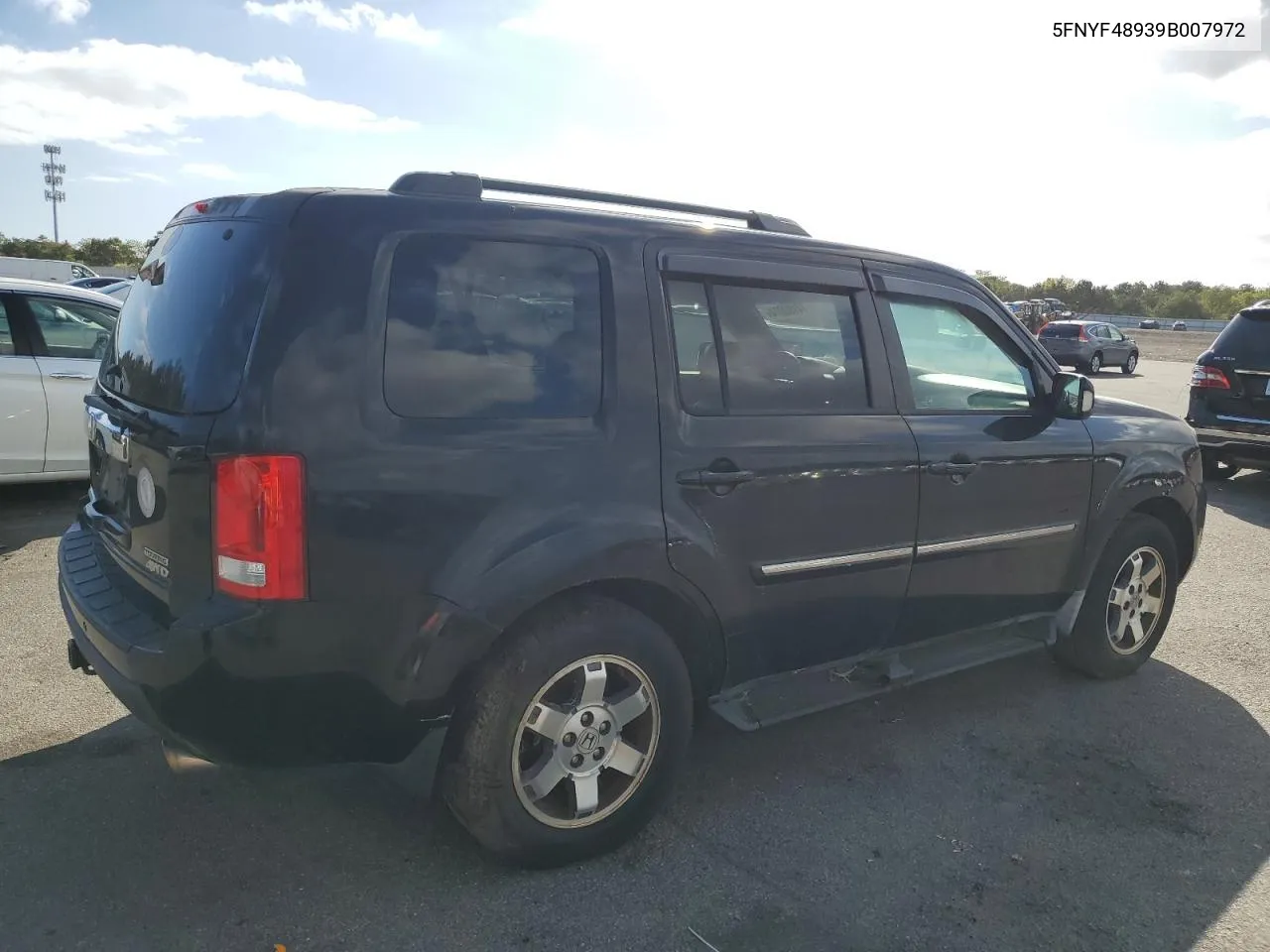 2009 Honda Pilot Touring VIN: 5FNYF48939B007972 Lot: 74180074