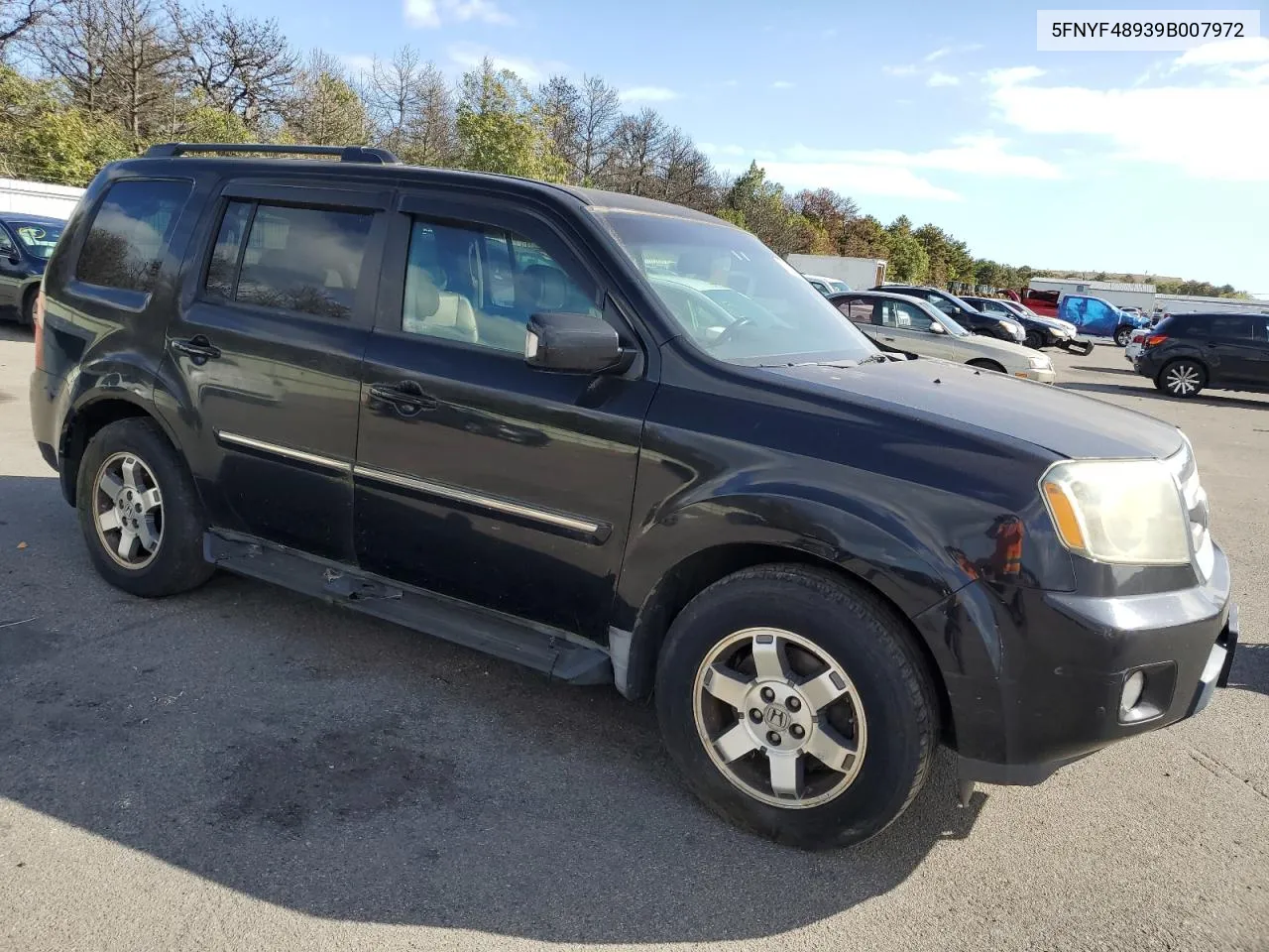 2009 Honda Pilot Touring VIN: 5FNYF48939B007972 Lot: 74180074