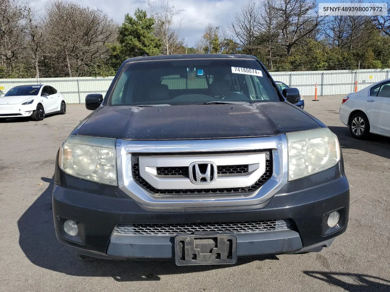 2009 Honda Pilot Touring VIN: 5FNYF48939B007972 Lot: 74180074