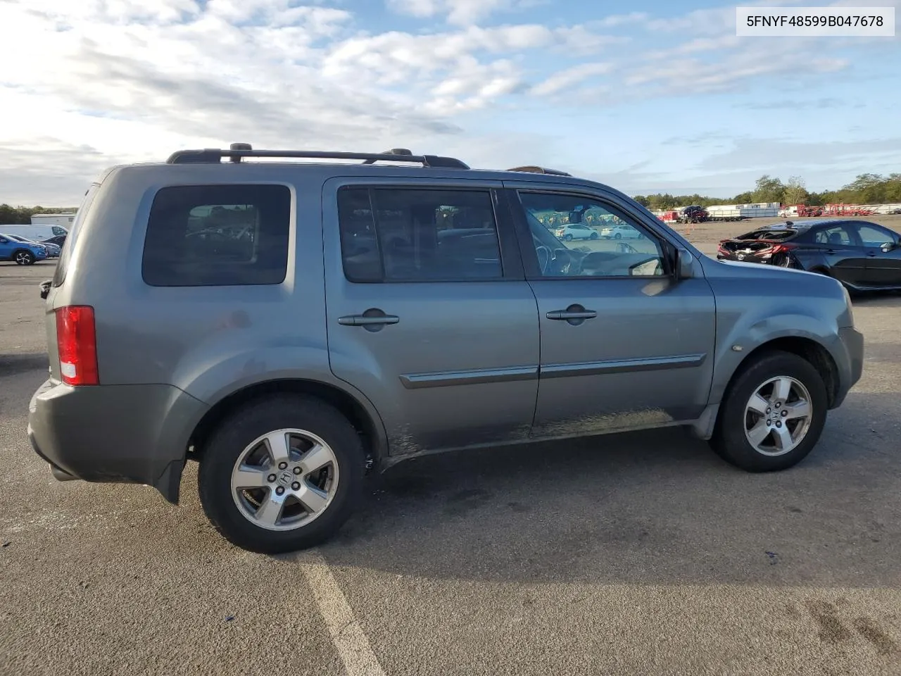 2009 Honda Pilot Exl VIN: 5FNYF48599B047678 Lot: 74192454