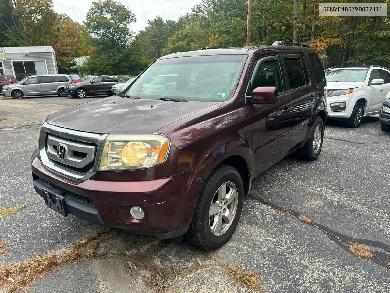 2009 Honda Pilot Exl VIN: 5FNYF48579B037411 Lot: 74575734