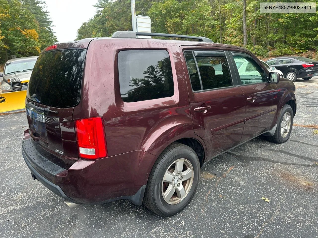 2009 Honda Pilot Exl VIN: 5FNYF48579B037411 Lot: 74575734