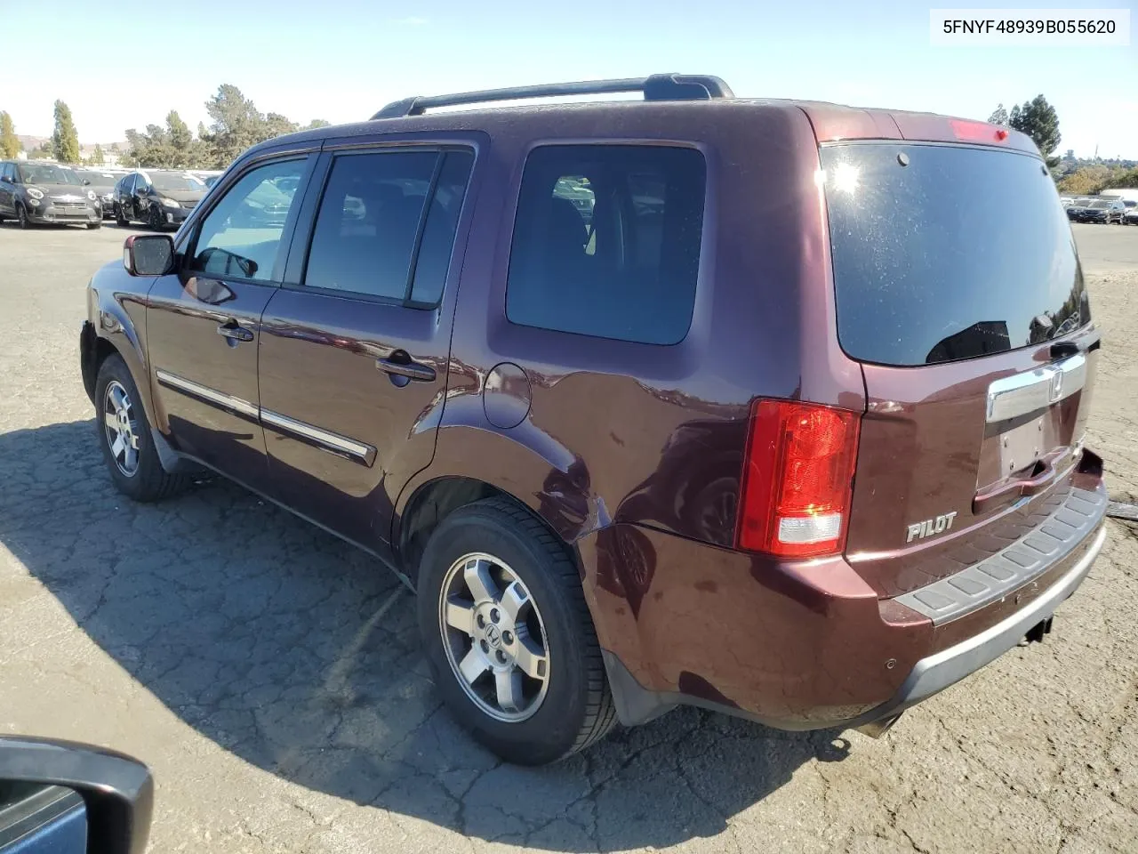 2009 Honda Pilot Touring VIN: 5FNYF48939B055620 Lot: 75042864