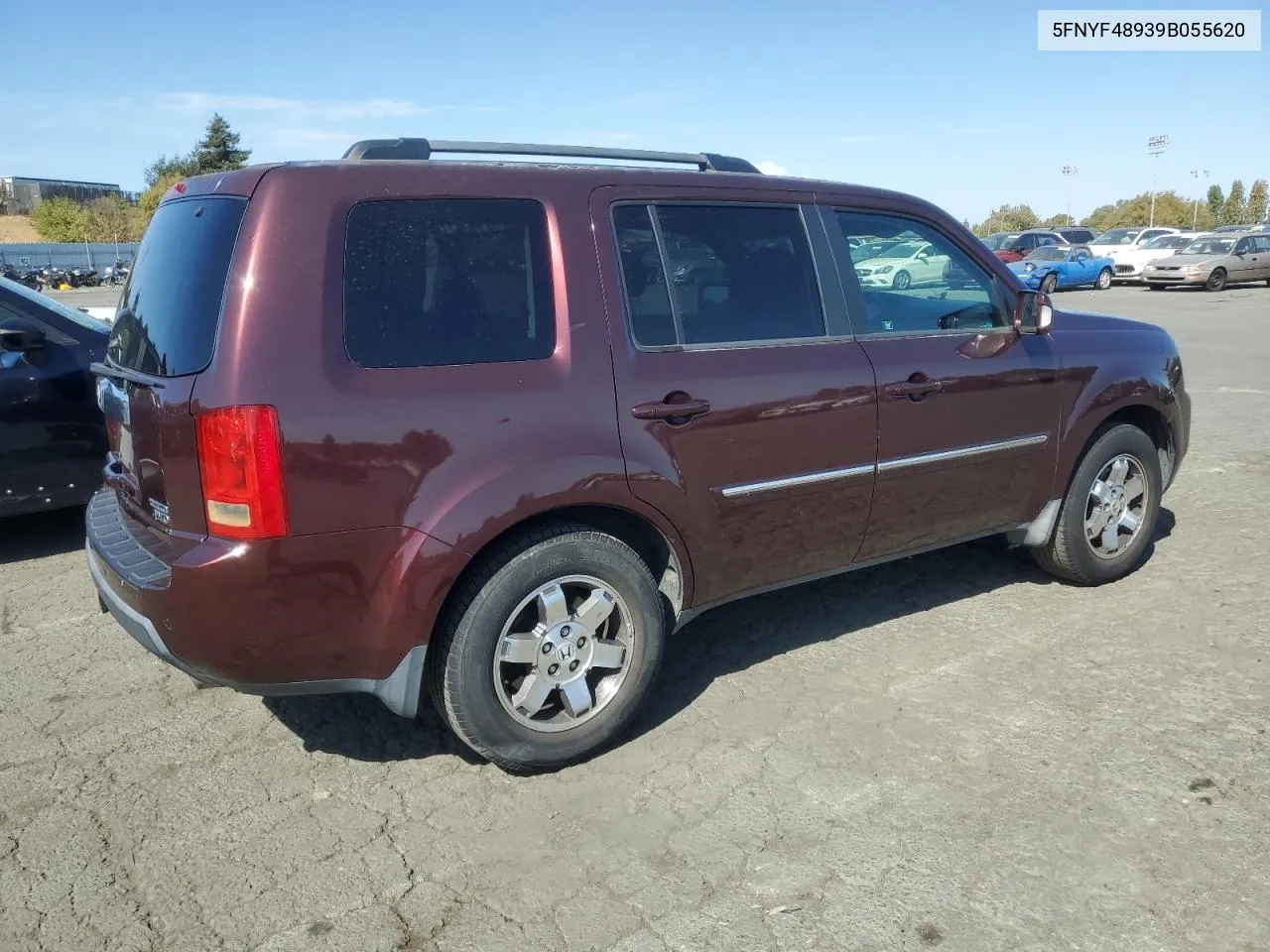 2009 Honda Pilot Touring VIN: 5FNYF48939B055620 Lot: 75042864