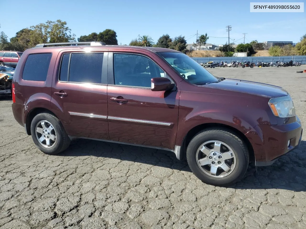 2009 Honda Pilot Touring VIN: 5FNYF48939B055620 Lot: 75042864