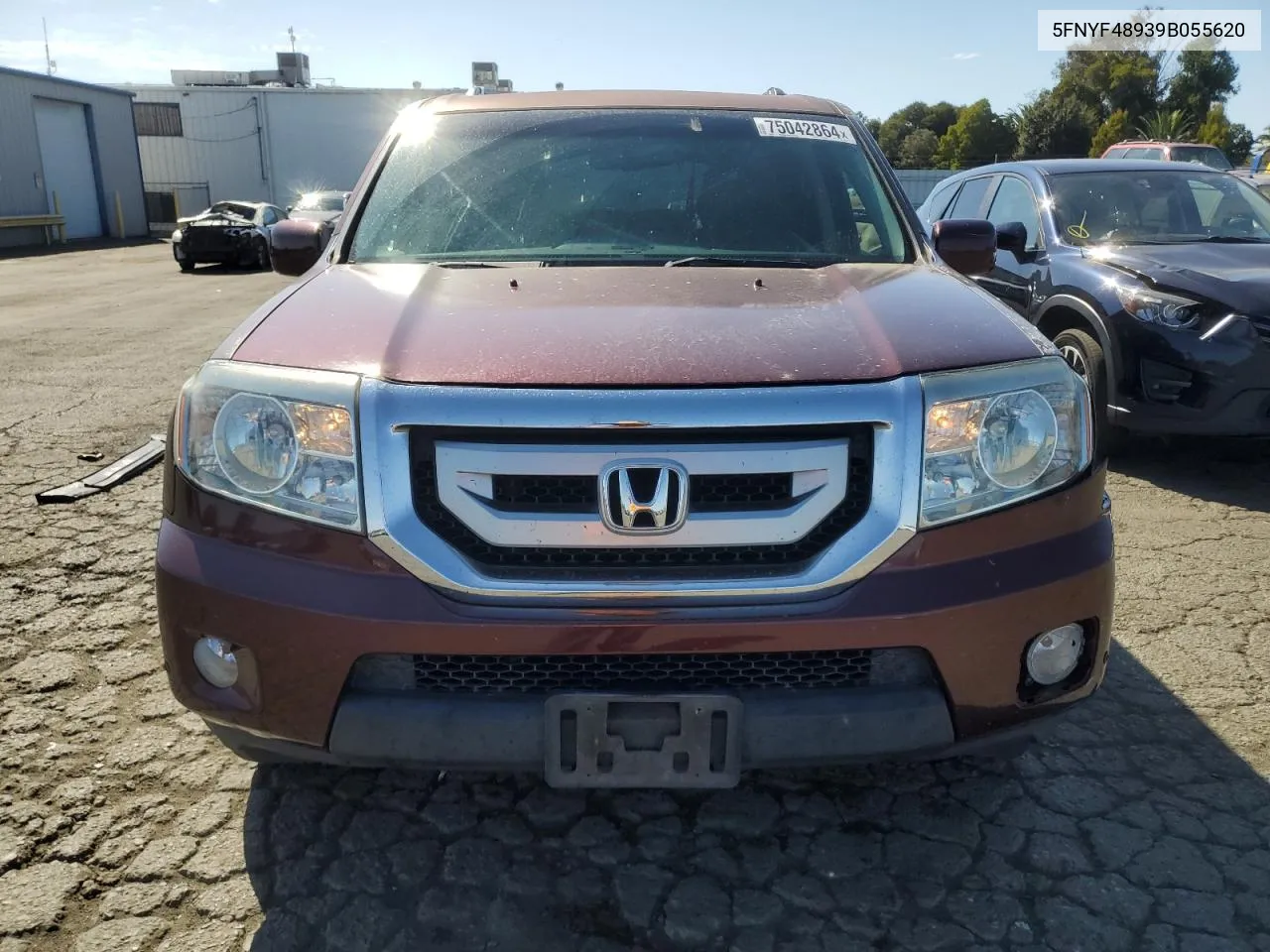 2009 Honda Pilot Touring VIN: 5FNYF48939B055620 Lot: 75042864