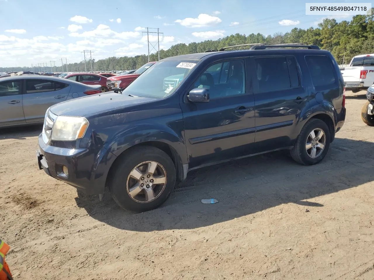 5FNYF48549B047118 2009 Honda Pilot Exl